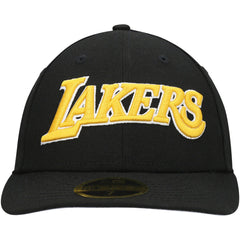 Los Angeles Lakers Team Low Profile 59FIFTY Fitted Hat - Black | New Era online