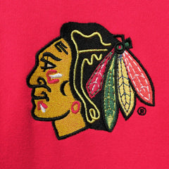 Chicago Blackhawks Starter Playoffs Color Block Full-Zip Hoodie Red/Black