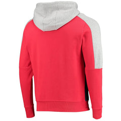 Washington Capitals Starter Playoffs Color Block Full-Zip Hoodie Red/Navy