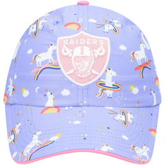 Las Vegas Raiders '47 Girls Preschool Unicorn Clean Up Adjustable Hat - Purple online