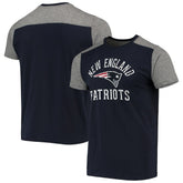 New England Patriots Majestic Threads Field Goal Slub T-Shirt - Navy/Gray online