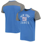 New York Giants Majestic Threads Field Goal Slub T-Shirt - Royal/Gray on sale