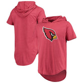 Arizona Cardinals Majestic Threads Primary Logo Tri-Blend Hoodie T-Shirt - Cardinal online