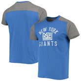New York Giants Majestic Threads Gridiron Classics Field Goal Slub T-Shirt - Royal/Heathered Gray sale