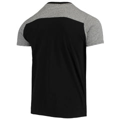 Las Vegas Raiders Majestic Threads Gridiron Classics Field Goal Slub T-Shirt - Black/Heathered Gray for sale