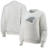 Carolina Panthers Touch Women's Milestone Tracker Pullover Sweatshirt - White discount