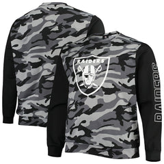 Las Vegas Raiders FOCO Camo Long Sleeve T-Shirt - Black online