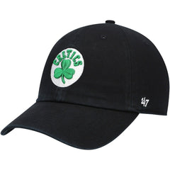 Boston Celtics '47 Core Logo Clean Up Adjustable Hat - Black | 47 brand cheap