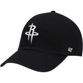 Houston Rockets '47 Core Logo Clean Up Adjustable Hat sale - Black | 47 brand on sale