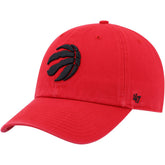 Toronto Raptors '47 Core Logo Clean Up Adjustable Hat - Red | 47 brand shop