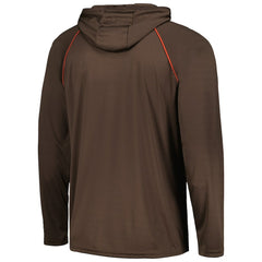 Cleveland Browns Starter Raglan Long Sleeve Hoodie T-Shirt - Brown online