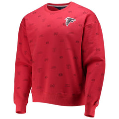 Atlanta Falcons Tommy Hilfiger Reid Graphic Pullover Sweatshirt - Red cheap