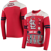 St. Louis Cardinals FOCO Ticket Light-Up Ugly Sweater - Red