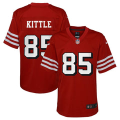 George Kittle San Francisco 49ers Youth Game Jersey - Scarlet | Nike outlet