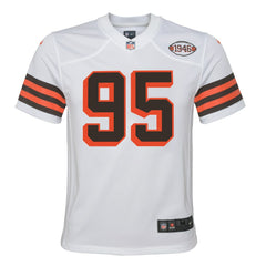 Myles Garrett Cleveland Browns Youth Game Jersey - White | Nike discount