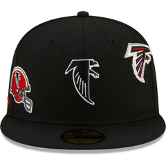 Atlanta Falcons New Era Just Don 59FIFTY Fitted Hat - Black for sale