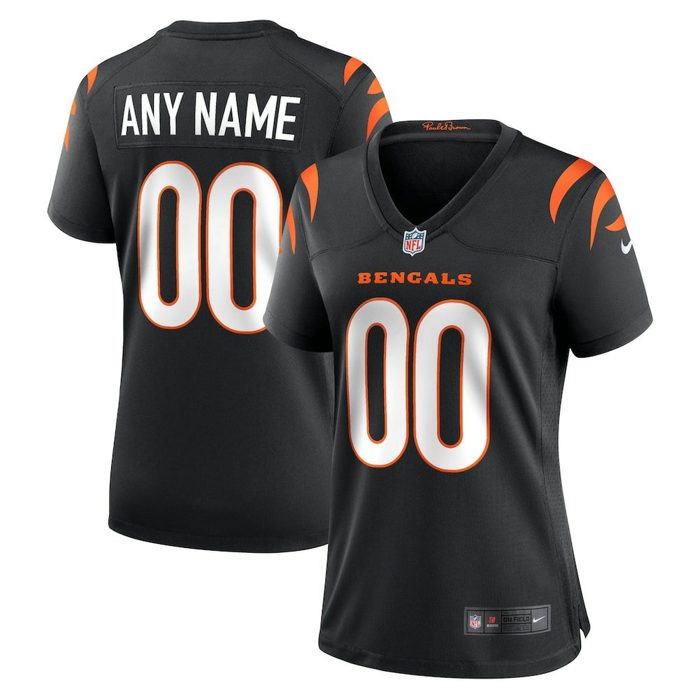 Cincinnati Bengals Women's Game Custom Jersey - Black | Nike on sale