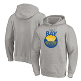 Golden State Warriors The Bay Logo Pullover Hoodie sale - Heathered Gray on sale