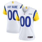 Los Angeles Rams Women's Alternate Custom Jersey - White | Nike for sale