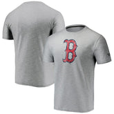 Boston Red Sox Team Logo Space-Dye T-Shirt - Gray