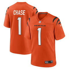 Ja'Marr Chase Cincinnati Bengals Alternate Game Jersey - Orange | Nike discount