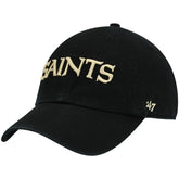 New Orleans Saints '47 Clean Up Script Adjustable Hat - Black online