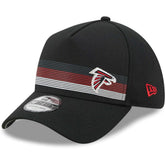 Atlanta Falcons New Era Flawless Stripe 39THIRTY Flex Hat - Black discount