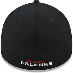 Atlanta Falcons New Era Flawless Stripe 39THIRTY Flex Hat - Black discount