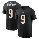 Joe Burrow Cincinnati Bengals Player Name & Number T-Shirt - Black | Nike discount
