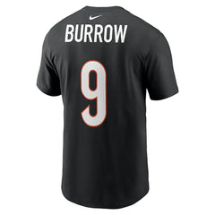 Joe Burrow Cincinnati Bengals Player Name & Number T-Shirt - Black | Nike discount