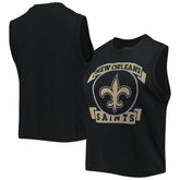 New Orleans Saints Junk Food Women's Rib Ranger Muscle Tank Top - Black on sale