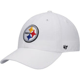 Pittsburgh Steelers '47 Logo Clean Up Adjustable Hat - White on sale