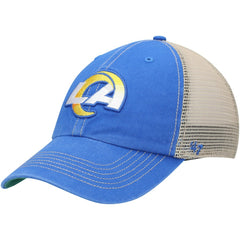 Los Angeles Rams '47 LA Trawler Trucker Clean Up Snapback Hat - Royal/Natural sale