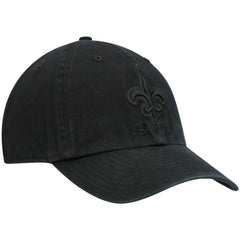 New Orleans Saints '47 Team Tonal Clean Up Adjustable Hat - Black discount