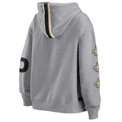 New Orleans Saints WEAR by Erin Andrews Women's Full-Zip Hoodie - Gray cheap