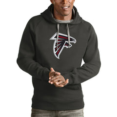 Atlanta Falcons Antigua Victory Pullover Hoodie - Charcoal online