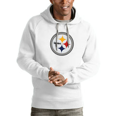 Pittsburgh Steelers Antigua Victory Pullover Hoodie - White cheap
