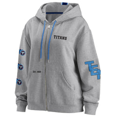 Tennessee Titans WEAR by Erin Andrews Women's Full-Zip Hoodie - Gray online