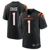 Ja'Marr Chase Cincinnati Bengals Game Jersey - Black | Nike sale