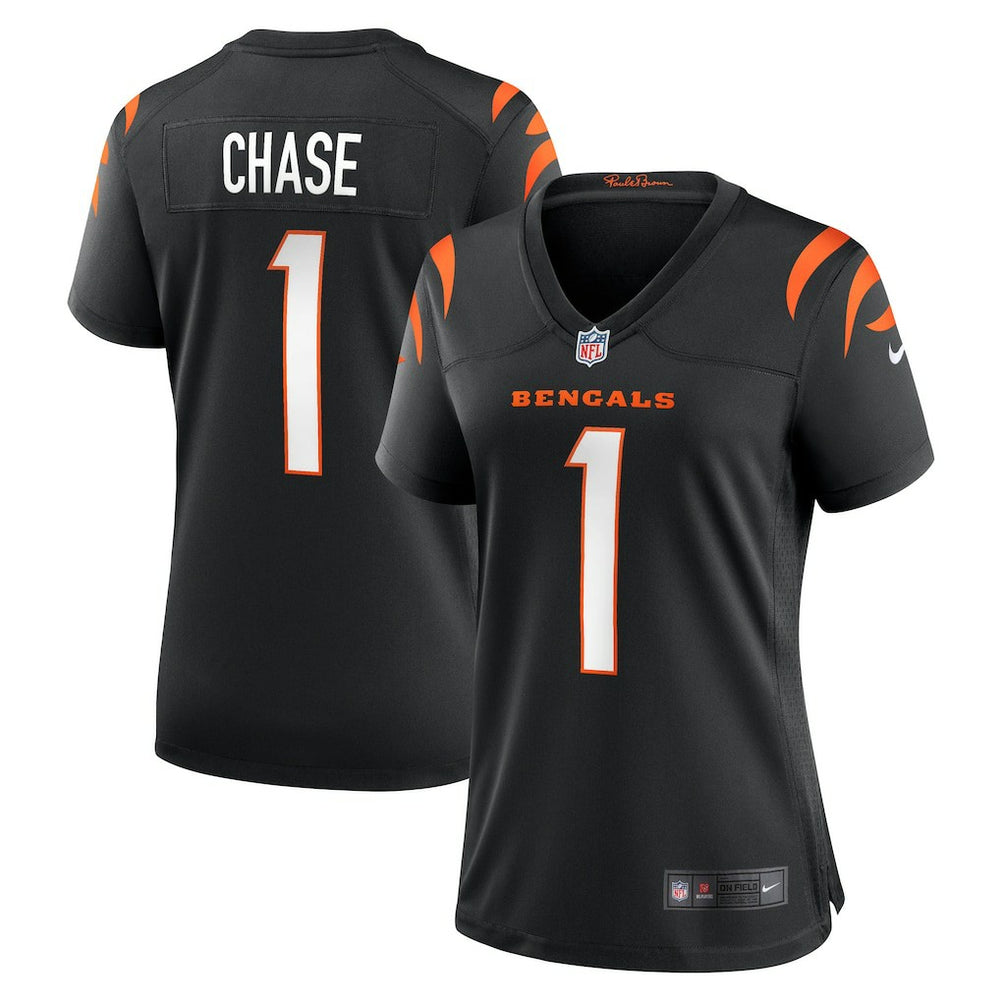 Ja'Marr Chase Cincinnati Bengals Women's Game Jersey - Black | Nike outlet