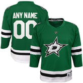 Dallas Stars Youth Home Replica Custom Jersey Green