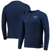Tennessee Titans Junk Food Thermal Henley Long Sleeve T-Shirt - Navy cheap