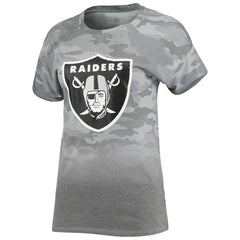 Las Vegas Raiders Juniors Beth Camo Dip-Dye T-Shirt - Gray/Black online