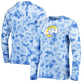 Los Angeles Rams New Era Tie-Dye Long Sleeve T-Shirt - Royal sale