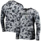 Las Vegas Raiders New Era Tie-Dye Long Sleeve T-Shirt - Black sale