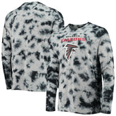 Atlanta Falcons New Era Tie-Dye Long Sleeve T-Shirt - Black on sale