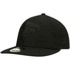 Atlanta Falcons New Era Black on Black Low Profile 59FIFTY II Fitted Hat - Black online