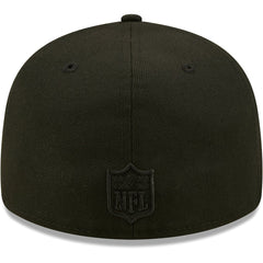 Jacksonville Jaguars New Era Black on Black Low Profile 59FIFTY II Fitted Hat - Black for sale