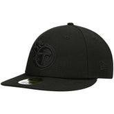 Tennessee Titans New Era Black on Black Low Profile 59FIFTY II Fitted Hat - Black online