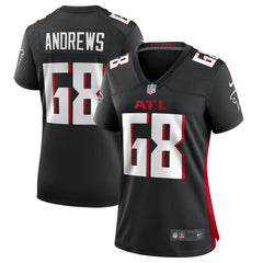 Josh Andrews Atlanta Falcons Women's Game Player Jersey - Black | Nike cheap